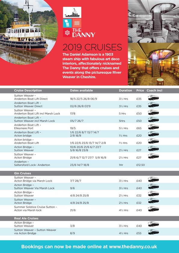 2019 Cruises & Events